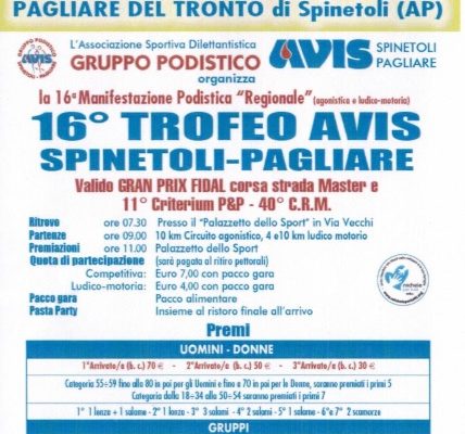 PROSSIMA GARA: SPINETOLI PAGLIARE