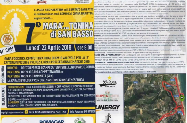 7a MARA’………TONINA DI SAN BASSO